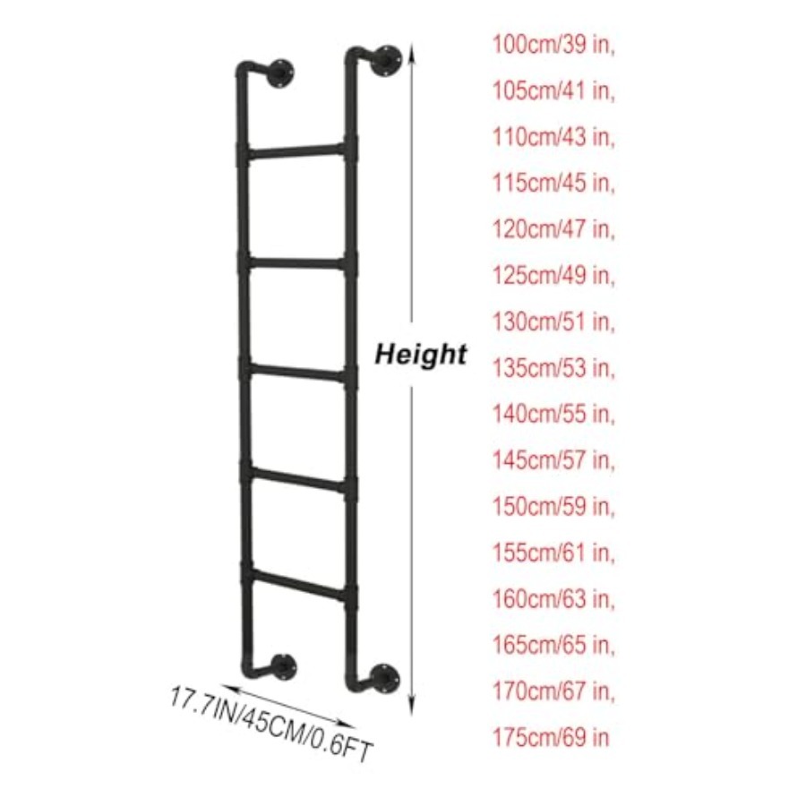 Wall Mounted Metal Step Ladder - Fire Escape Ladder avaliação e preço