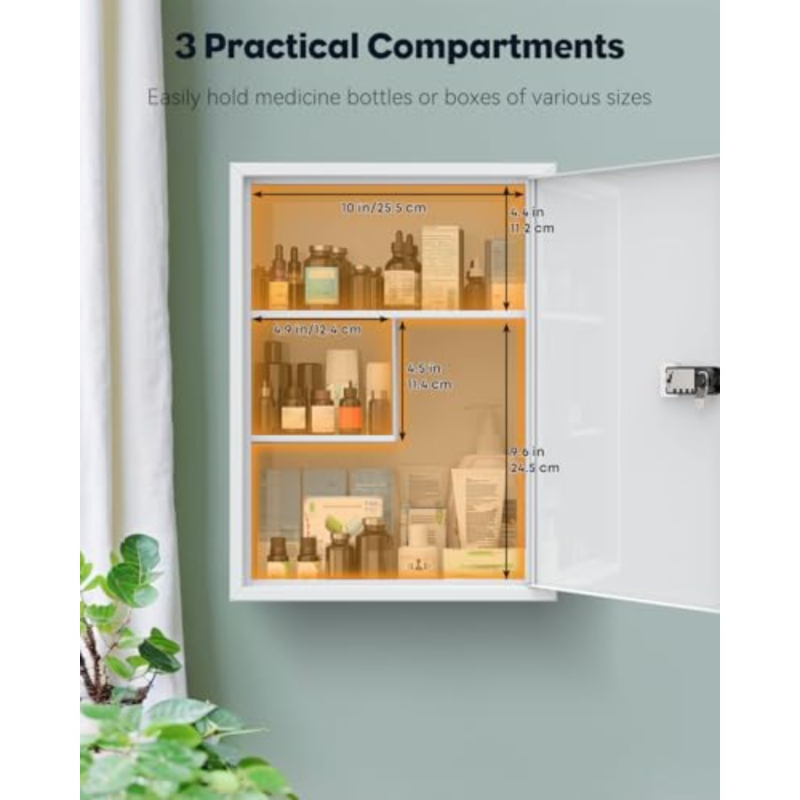 Wall Mount Medicine Cabinet wi - Medicine Cabinet Lock avaliação e preço