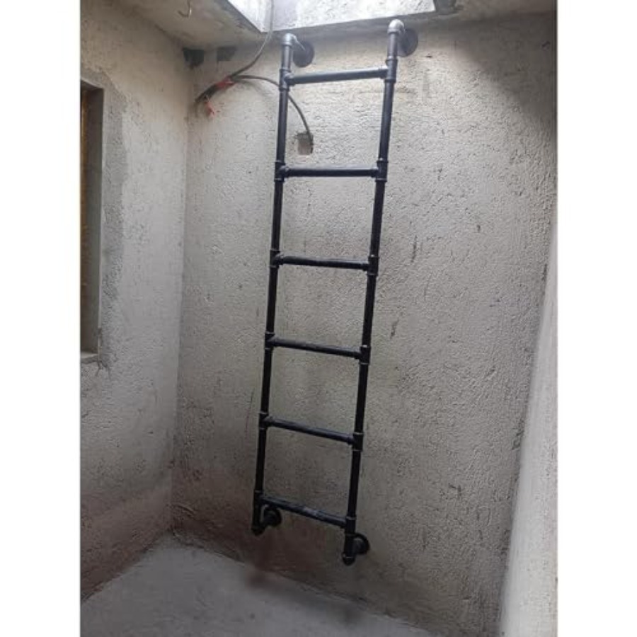 Wall Mounted Metal Step Ladder - Fire Escape Ladder avaliação e preço