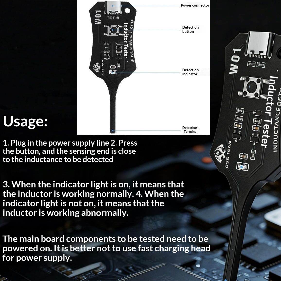 Upgraded W01 Inductance Tester - Co Detector Plug avaliação e preço