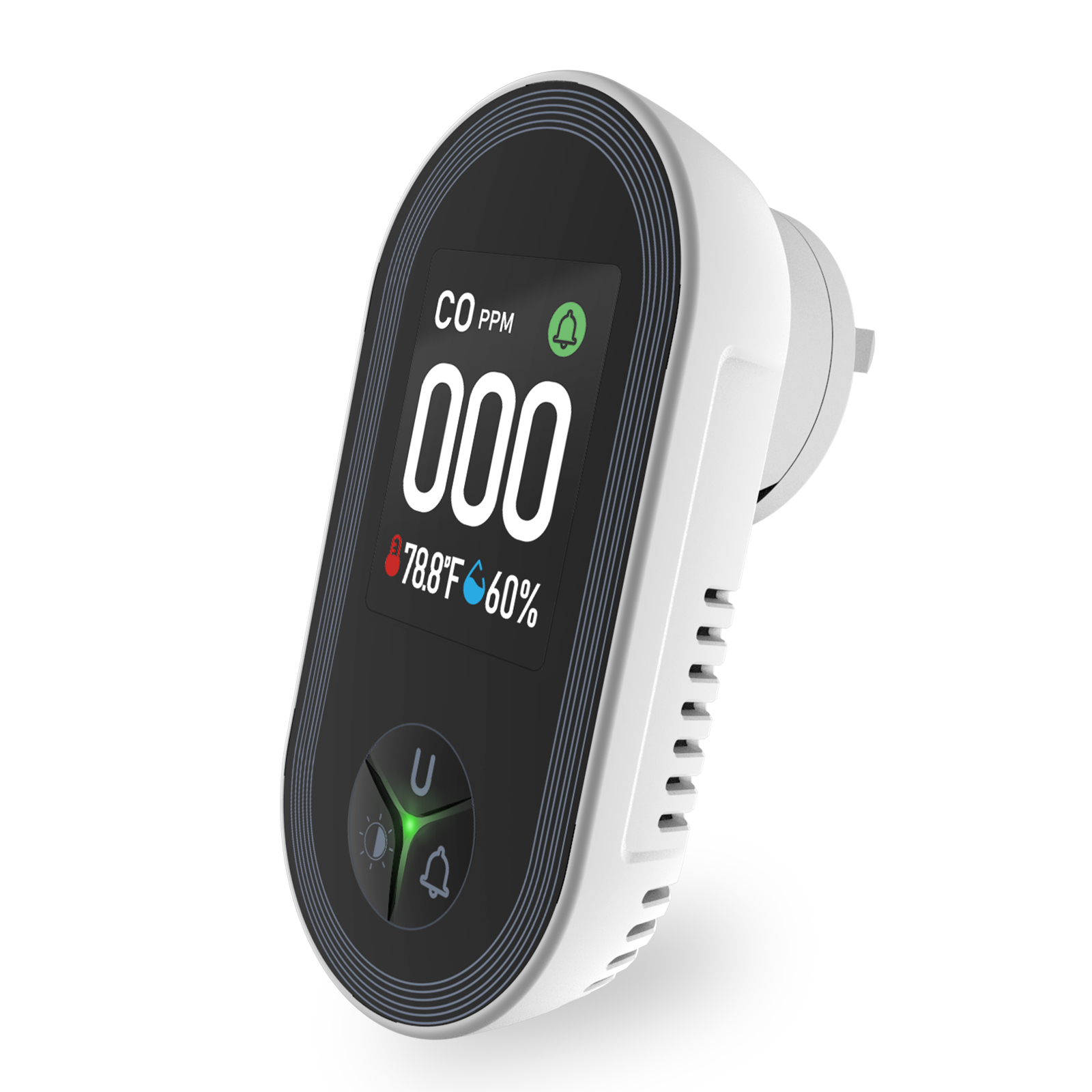 Carbon Monoxide Detector: 3-in - Co Detector Plug avaliação e preço