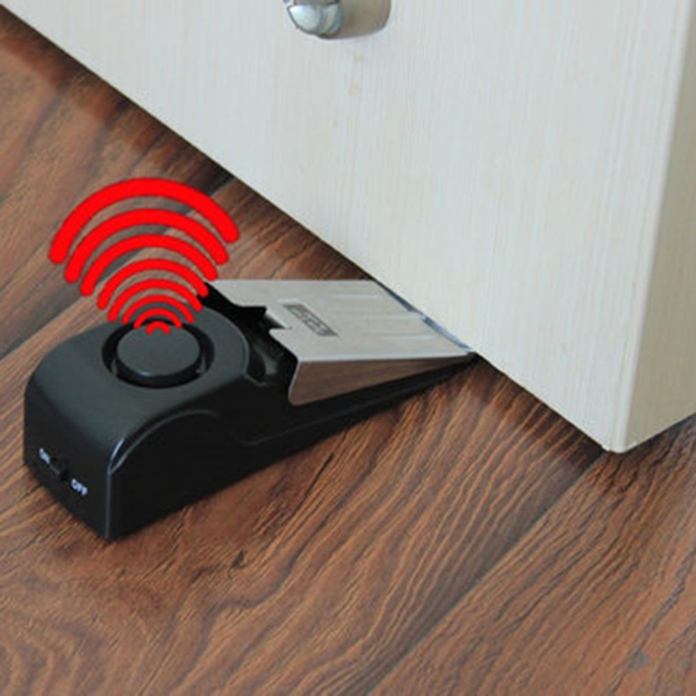 125 DB Anti-theft Burglar Stop - Door Stop Alarm avaliação e preço