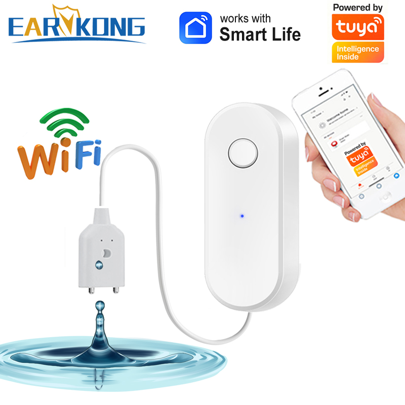 Tuya WiFi Smart Water Leak Sen - Water Alarm Sensor avaliação e preço