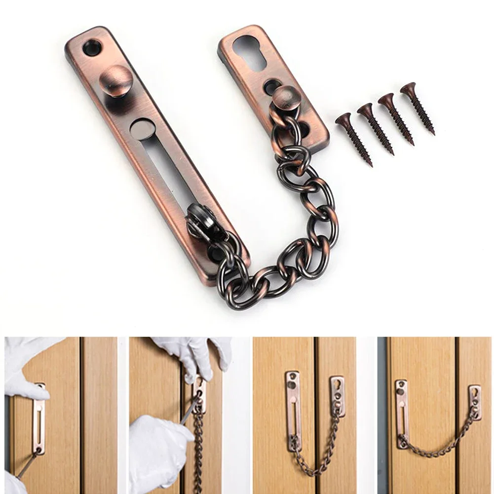 Door Chain with Lock Door Lock - Security Chain Door avaliação e preço