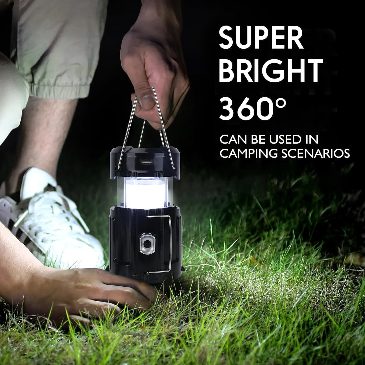 Solar Portable Lantern with Fa - Power Outage Light avaliação e preço