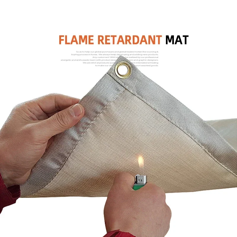 30*30CM New Outdoor Camping Fi - Fire Blanket Kitchen avaliação e preço